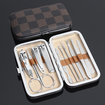 Nail Clippers pliers pointed pedicure household stainless steel nail clippers manicure nail clippers beauty 10 sets