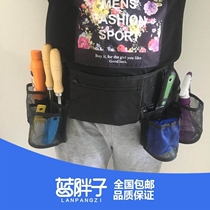 Blue Fat Home Appliance Cleaning Waist Bag Multifunctional Kit Maintenance Hardware Housekeeping Cleaning Waist Bag