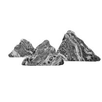 Natural snow wave Stone welcome pine beauty pine landscape with indoor pine tree withered landscape stone decoration