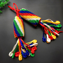 Pure hand diamond knot worker auspicious knot safe knot car hanging pendant auspicious knot turn super large 30cm White