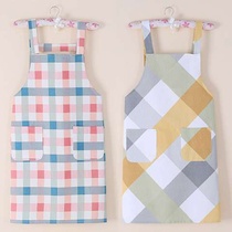 Apron cotton dirty kitchen thickened mens and womens apron cotton hemp restaurant coffee work clothes have waterproof models