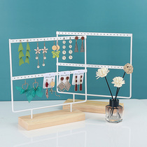ins style simple wrought iron jewelry rack jewelry display rack home hanging earrings earrings earrings earring storage rack