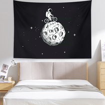 Net Red live background cloth universe space moon hanging cloth bedroom bedside dormitory wall cloth room decorative cloth cartoon