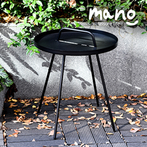 Nordic tea table modern minimalist INS Wind side several inside small round table corner a few outdoor balconies Creative little tea table