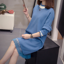 Breast-feeding sweater womens winter outfits Fashion hot moms post partum clothes to feed the millennian dresses and dresses autumn and winter