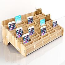 Conference Classroom Contained Shelf Mobile Phone Containing box Bag management box Desktop Dogs Wooden Screen Deposit Box Placement