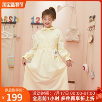 Nap homemade Japanese sweet cute doll collar dress womens loose and wild mid-length dress 2020 spring new