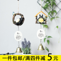 Japanese chincho hipster wind bell door hanging decoration creative cute childrens room girl bedroom Bell decoration pendant