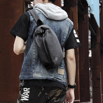 Tide brand breastbag mens 2019 new fashion mens bag single shoulder cross body bag waist bag student shoulder bag sports mens bag