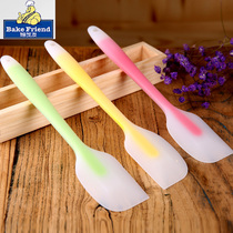 Translucent silicone scraper one-piece cream Cream Knife Erasable Knife Bull Rolling Sugar Stir Squeegee Baking Tool