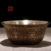 Yuantong Buddha Buddhist Hall supplies home accessories bowls ornaments pure copper eight auspicious eight bowls for Buddha bowls