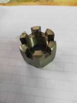 GB6178 slotted nut galvanized thickened fine tooth slotted nut flowering groove M16 * 1 5*17 thick