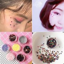 lolita sequin makeup childrens face fairy girl Heart Makeup love star Glitter drill eye corner accessories