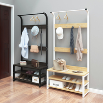 Shoe stool home door hanging hanger integrated multi-function entrance shoe shoe cabinet storage stool can sit on shoe rack