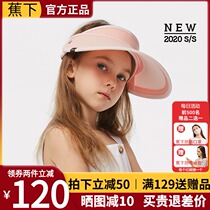 Parent-child empty top hat for men and women with sunscreen and anti-ultraviolet sunshade cap Sun cap Baby Baby Baby sun hat