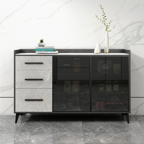 Solid wood dining side cabinet modern minimalist wine cabinet integrated by wall dining room Cupboard Kitchenette kitchen Living room Tea water cabinet Serie style light lavish