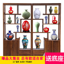 Jingdezhen ceramic vase simple creative home decoration living room flower arrangement porcelain bottle ancient frame craft ornaments