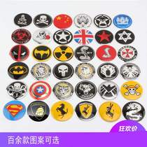  Suitable for Chevrolet startups Automotive Personality Retrofit Hub Cap Hub Cover Tire Center Cover Mark