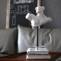 Creative Eurostyle Figures Bust bust Sculpture Pendulum-room Home-style Home-Style Soft Decorations Light Lavish Art Furnishing