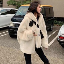 Vanya Linked Otter Rabbit Fur Coat Woman Winter Han Edition Han Li and thick plush outer wearing a short coat