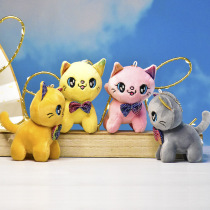 Cat doll kitten plush pendant cat cat keychain doll bag pendant custom factory