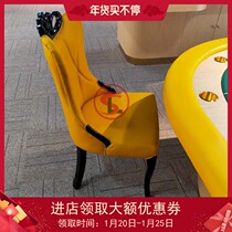 New Baccarat Texas Holdem club chair professional manufacturers can be customized leather super fiber pu material