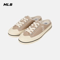 MLB official mens and women canvas shoes PLAY BALL semi-drag increased plus velvet sports leisure autumn and winter New SHSZ