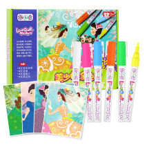 Baby coloring 0-2-3-6-year-old kindergarten graffiti coloring painting liquid chalk enlightenment picture album