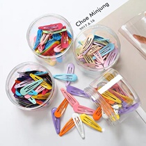 Color childrens hair accessories clip headdress side hairpin net red hyuna with the same flower BB clip clip Japanese hairpin