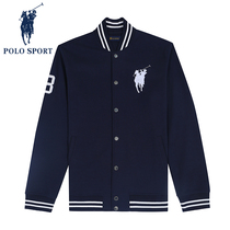 Polo Sport Mens coat jacket spring trend with embroidered baseball clothes micro-bullet handsome coat