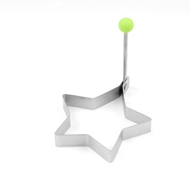 Stainless steel egg frying machine creative steamed poached egg heart shaped abrasive fried egg model love lunch mold