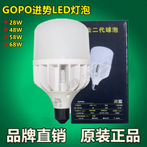 In-trend LED bulb die-cast aluminum ball bubble E27 screw mouth aluminum heat dissipation high-power energy-saving lamp plant supermarket