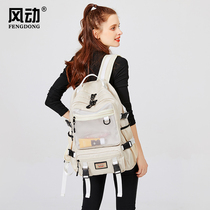 Travel backpack female 2021 new Korean school bag female college student wild large capacity ladies travel backpack