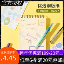 MINISO famous excellent product cream soda series coated paper stickers 6 small pattern cute girl