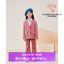 lagetom childrens clothing autumn and winter New products imported corduroy flared pants 602034026
