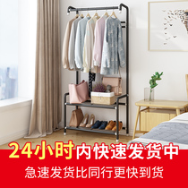 Hanging Hanger Bedroom Floor Simple Special Price Iron Art Containing Shelf Vertical Small Rental House Large Capacity Hanger