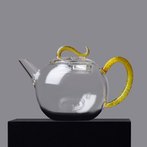 Taiwan Heyi household glass tea pot filter small single tea tea green tea Kung Fu tea set