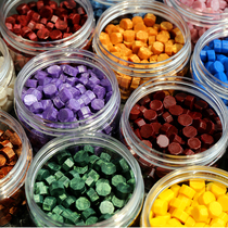 Fire lacquer wax grain pearlescent paint seal wax grain vintage hot paint seal wax 160 grain invitation invitation envelope fire paint seal