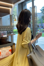 Xia Douyin with mid-length high-end cardigan custom temperament jacket Linda sister windbreaker knitted air conditioning sunscreen clothing