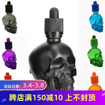 Skull Skull Head Bitter Essence Bottle Dropper skull head bitter medicinal liquor dropper bottle BITTER BOTTLE30 60 120ml