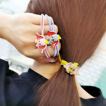 Tie hair rubber band 2019 new small flying elephant Hairband girl cute simple high elastic tie head rope ponytail hair accessories