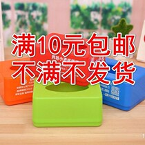 Restaurant customized advertising plastic tissue box custom printing rectangular Hotel Hotel lottery box printing logo