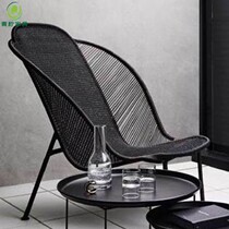 Outdoor Furniture Rattan Sofa Chairs Balcony Garden garden Villa Clubhouse Casual Lounge Furniture Loungchairs Prototype board Custom