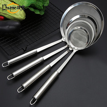 European cooking 304 stainless steel filter screen household hot pot oil spoon Kitchen ultra-fine soy milk filter fishing foam