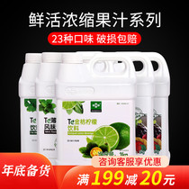 Fresh kumquat lemon concentrate juice 3kg drinking drink concentrate puree red grapefruit orange juice