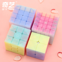 Chic Transparent Jelly colour 3 three-step Four-order Cube Five 2 Nikai suits complete set of beginners Shunchy childrens toys