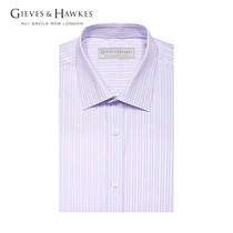 British GENTRY LUXURY GIEVESHAWKES JUN Huangshi MENS COTTON SHORT-SLEEVED DRESS SHIRT G3744EM021