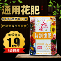 Cake manure Cooked flower fertilizer Cooked cake vegetable potted flower flower fertilizer General organic fertilizer nutrition soil cake fertilizer Flower fertilizer