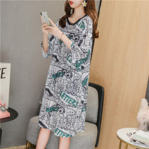 2021 summer new fashion Korean loose ice mesh eye quick-drying clothes medium-length short-sleeved T-shirt womens summer trend