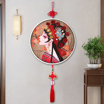 2021 new full Diamond Diamond painting Huadan round frame free living room sticking diamond cross stitch simple small pendant